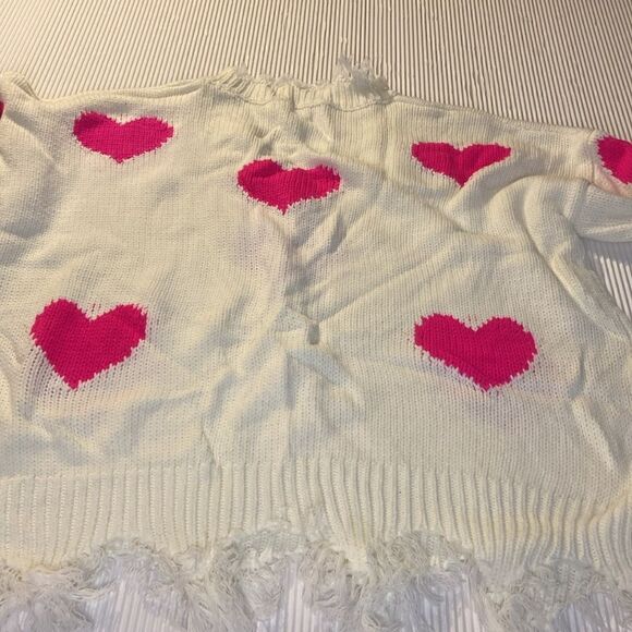 Looking For A Lover Sweater, Ivory-Pink XL/XXL Chic Soul - Picture 10 of 10